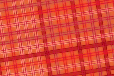 Close-up of red fabric with plaid pattern and texture Stock Photos