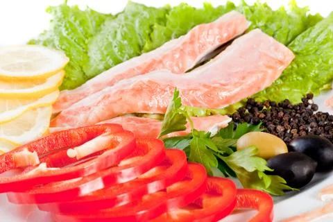 Close up red fish Stock Photos