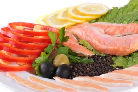 Close up red fish Stock Photos