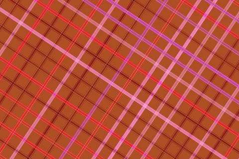 Close-up of a red grid pattern with pink lines Stock Illustration
