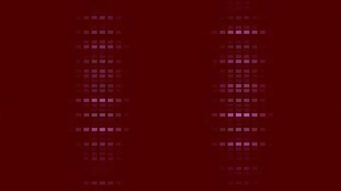 Close-up of a red LED display panel showing digital data. Modern electronic Stock Illustration