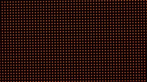 Close up of Red LED Light Panel Displaying Vivid Pixels Stock Photos