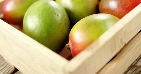 Close-up of red mangoes 動画素材 78626258