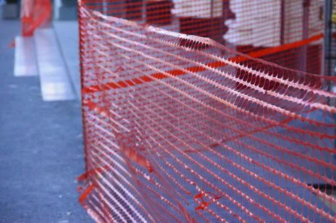 A close-up of the red mesh Stock Photos