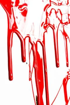 Close up of red paint Stock Photos