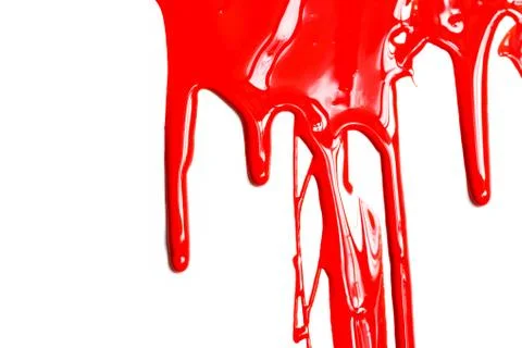 Close up of red paint Stock Photos