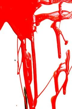Close up of red paint Stock Photos