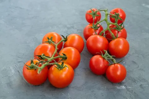 A close-up of red ripe tomatoes Stock Photos