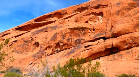 Close Up Red Rocks Video stock 37495111
