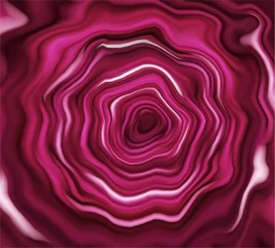 Close-up red rose, flower background, 3d render Stock Illustration