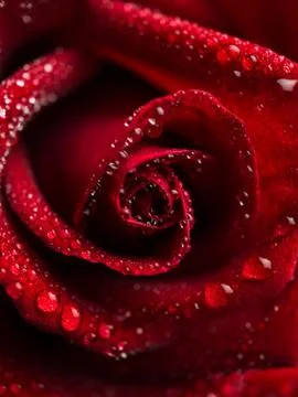 Close up red rose flower Stock Photos