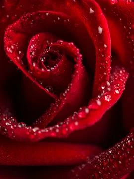 Close up red rose flower Stock Photos