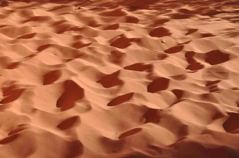 Close up of red sand Stock Photos