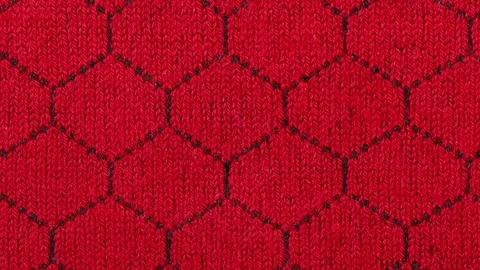 Close-up of red texture fabric cloth, textile background. Stock Footage 249954928