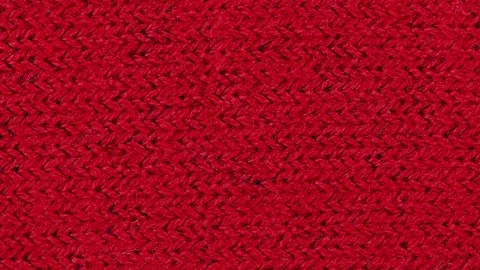 Close-up of red texture fabric cloth, textile background. Stock Footage 249955967