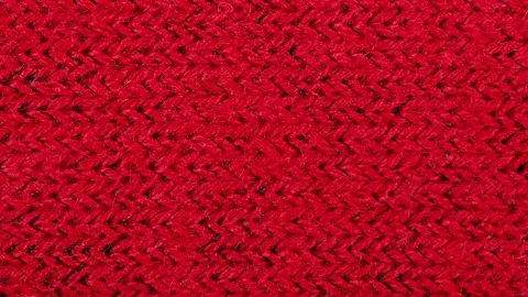 Close-up of red texture fabric cloth, textile background. Stock Footage 249956406