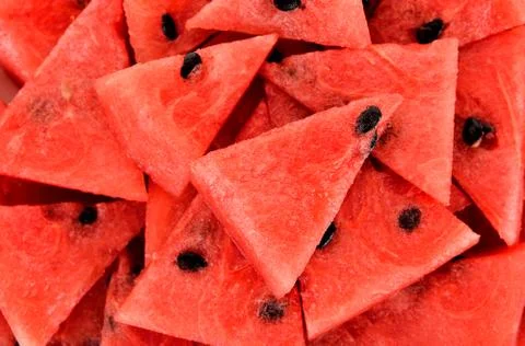 Close up red water melon background texture Stock Photos