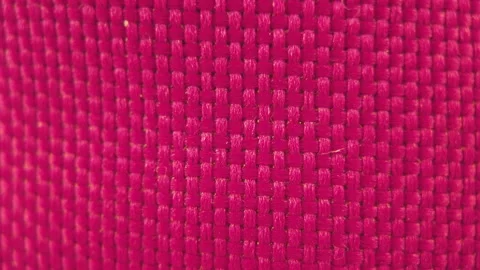 Close-Up of Red Woven Texture Vídeo Stock 277929264