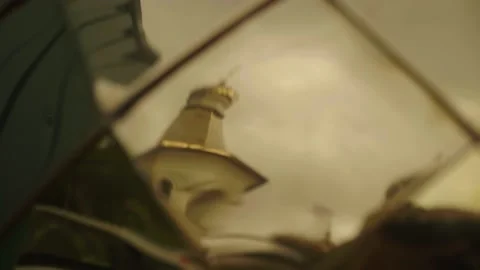 Close-up reflection of church domes with crosses in Orthodoxy 스톡 동영상 169371892