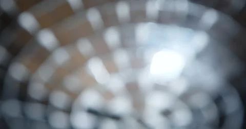 Close up of Reflective Blur Disco Ball Surface Stock Photos