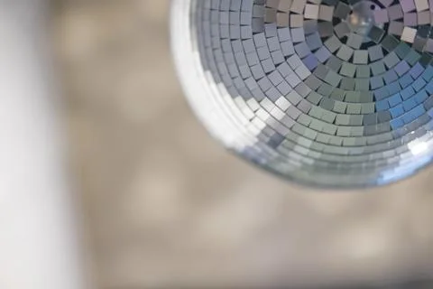Close-Up of Reflective Disco Ball Stock Photos