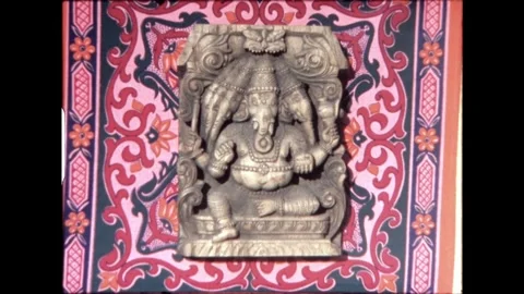 Close-up of a religious sculpture. Video stock 273671311