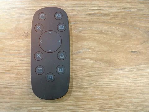 Close up of remote control presentation projector Stock Photos