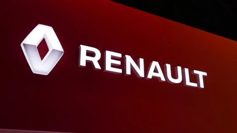 Close-up renault logo Stock Photos