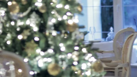 Close-up restaurant serving. Restaurant interior - empty glasses on table. Stock Footage 88784787