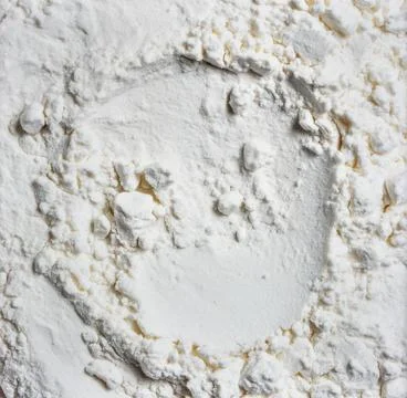 Close up rice flour surface showing natural organic food powder texture bac.. Stock Photos