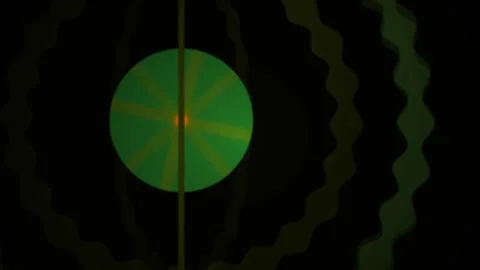 Close-up of a rifle scope sight. Stock Footage 334687106