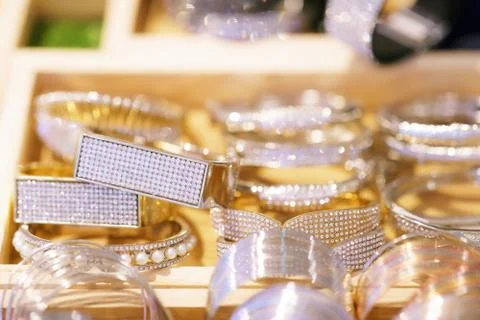 Close up of Ring With Diamond background Stock Photos