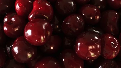 Close-up of a ripe sweet cherry 스톡 동영상 79316618