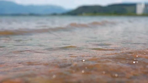 Close-up of ripples on lake surface Video stock 270403088