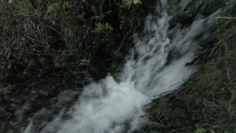 Close up to the river falls 스톡 동영상 146456703