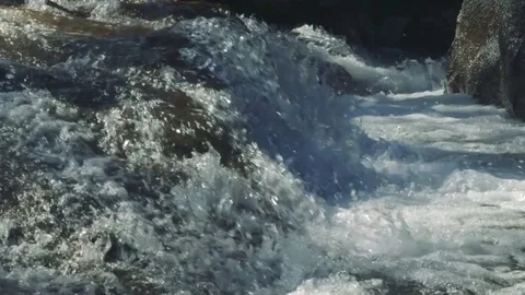 Close up of River on the island of Kunashir Stock Footage 73852049