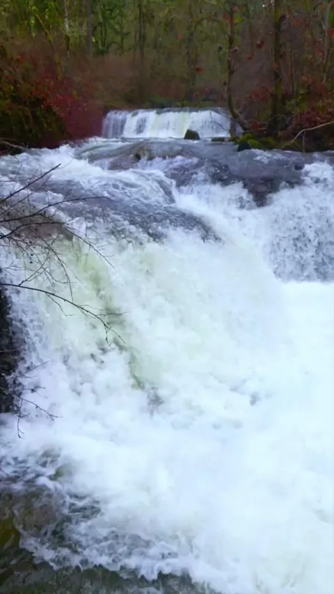 Close up of river in the mountains Stock Footage 274041036
