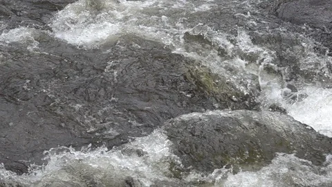 Close up of a river rapid.  Whitewater. Stock Footage 117160292