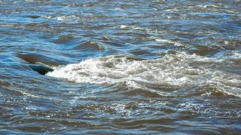 Close Up River Waves Stock Photos