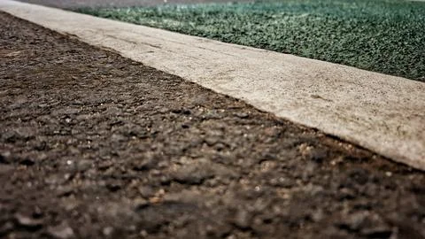 Close up of Road asphalt background. Stock Photos