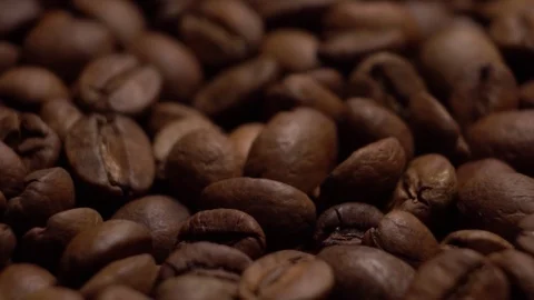 Close up of roasted coffee Stock-Footage 125307072