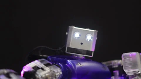 Close up the robot Video stock 48147561