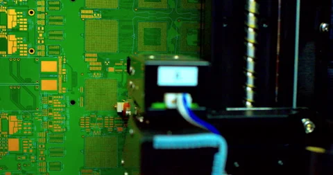 Close-up of robotic equipment in high-tech production. Video stock 332857722
