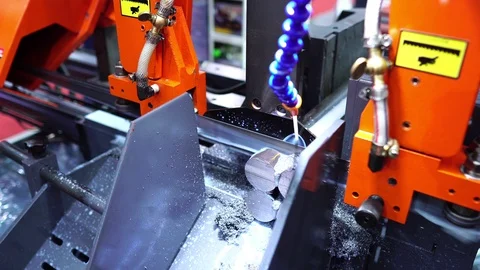 Close-up of the robots being used as part of the industry in the current account 스톡 동영상 112228943