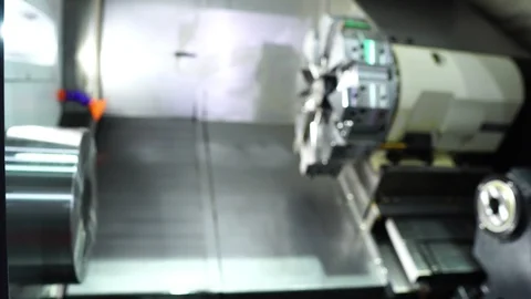 Close-up of the robots being used as part of the industry in the current account Stock Footage 112257110