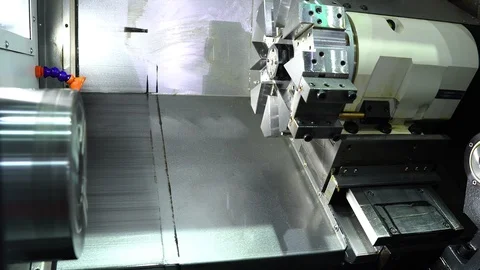 Close-up of the robots being used as part of the industry in the current account Video stock 112258861