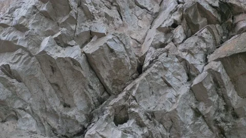 Close-up of the rock of a cliff, in Vietnam Stock Footage 232357592