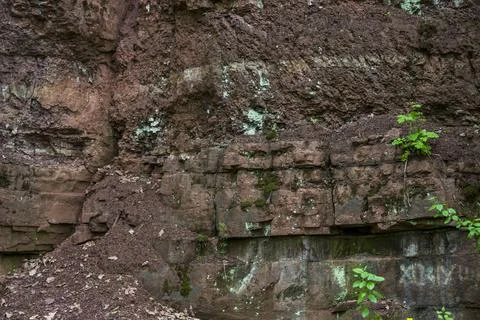 Close-up of rock texture Stock Photos