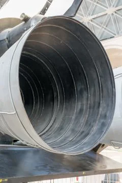 Close up of Rocket engine Stock Photos