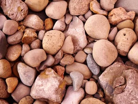 Close Up of Rocks on the ground 库存照片